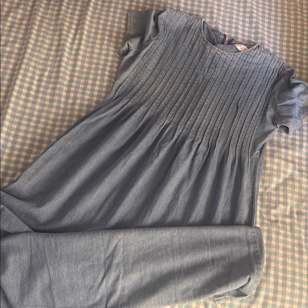 American Vintage back tie denim Dress